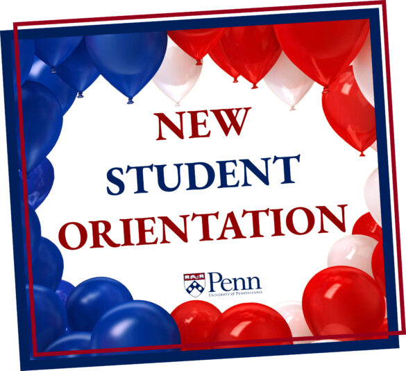 New Student Orientation Title Graphic