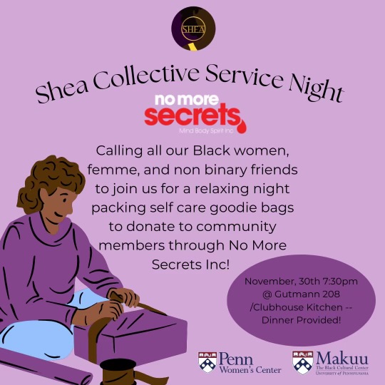 Shea Collective Service Night Flyer