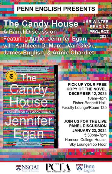Winter Reading Project (WRP) - LIVE PANEL DISCUSSION with Jennifer Egan Flyer