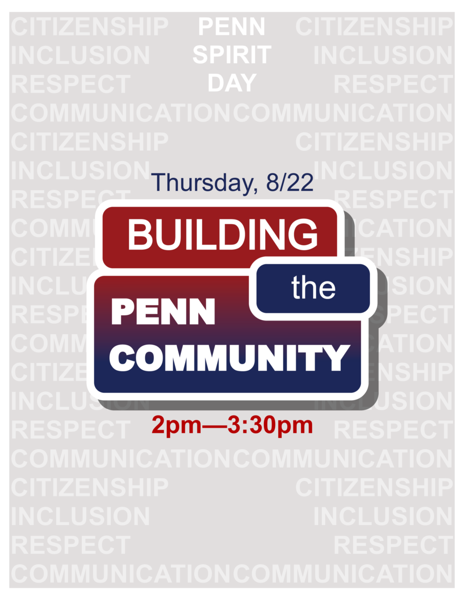 Building the Penn Community event flyer