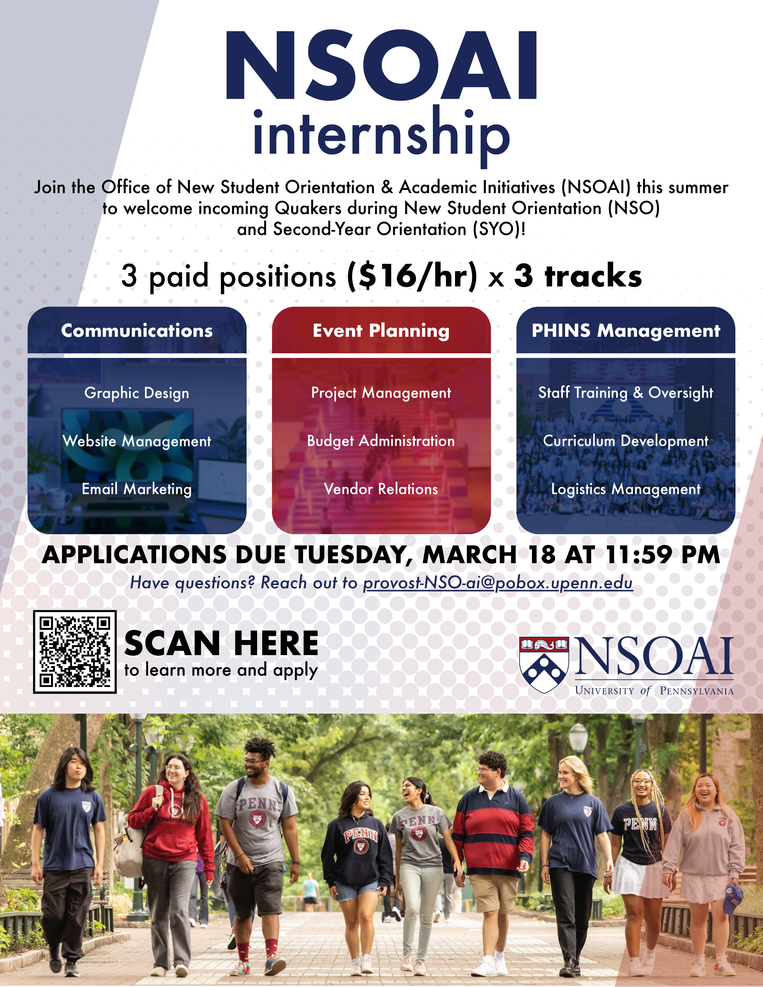 NSOAI 2025 Internship Recruitment Flyer