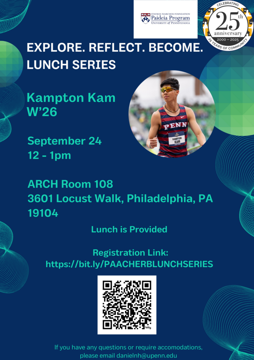 Explore. Reflect. Become. Lunch Series flyer