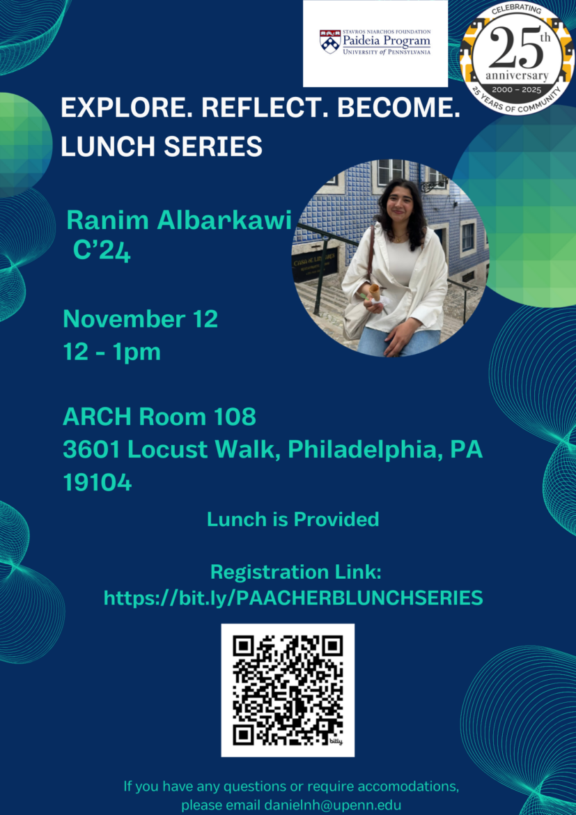 Explore. Reflect. Become. Lunch Series flyer