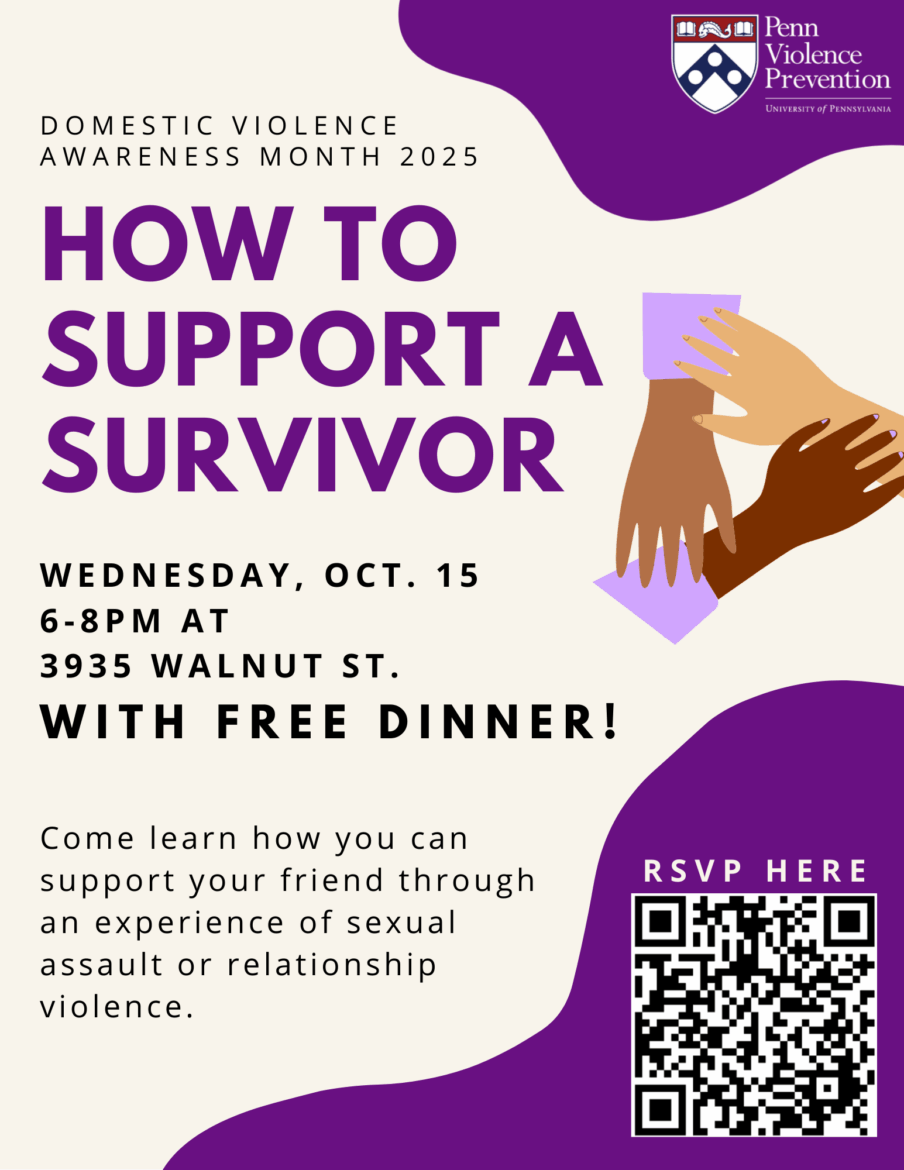How to Support a Survivor Workshop Flyer