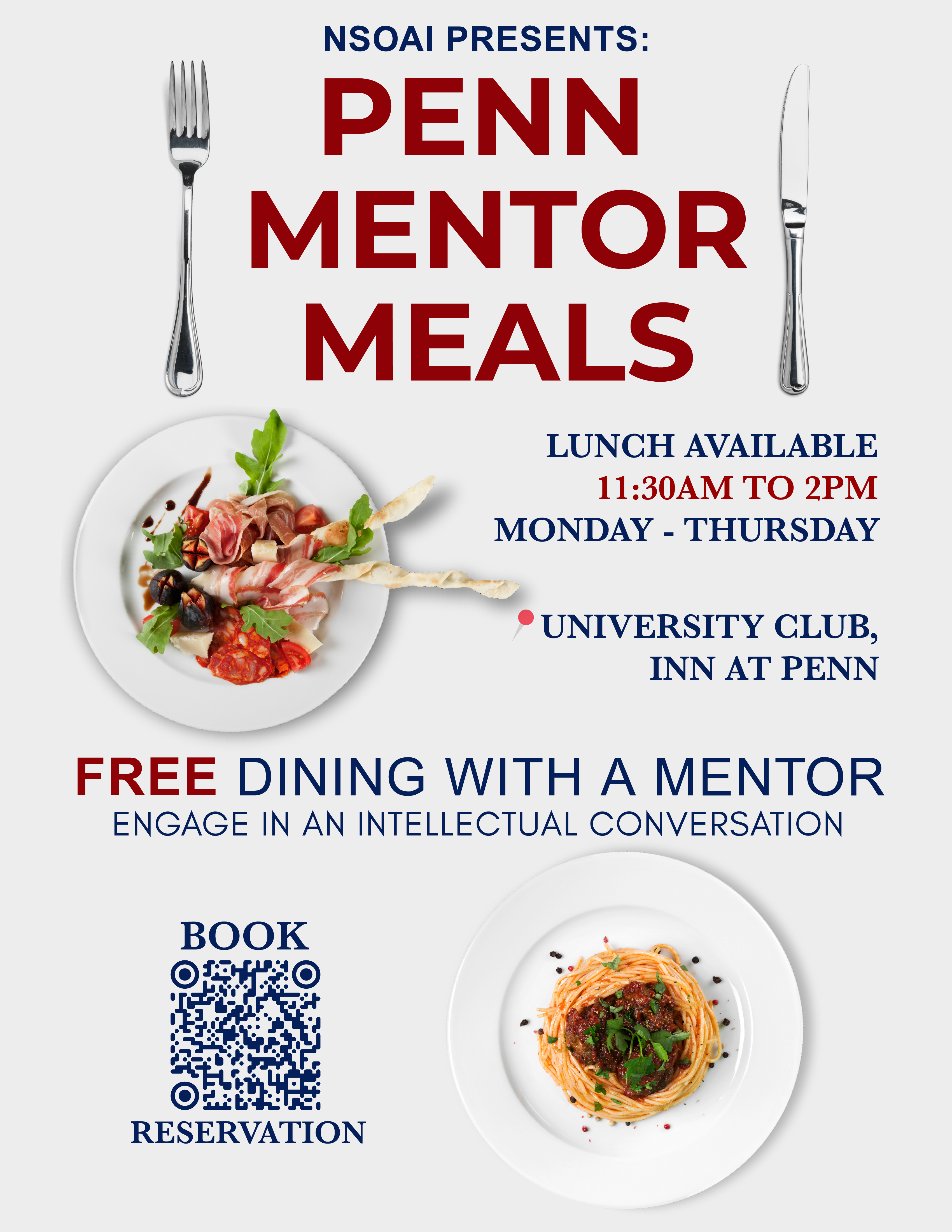 Penn Mentor Meals Program Flyer
