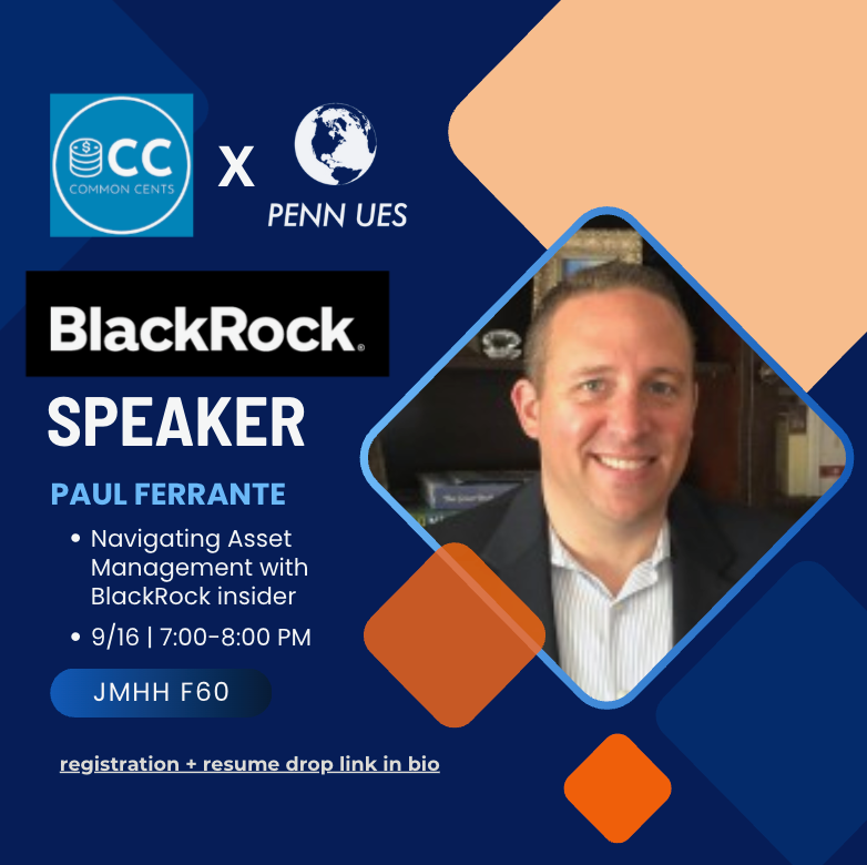 Common Cents x UES Black Rock Panel w/ Paul Ferrante Flyer