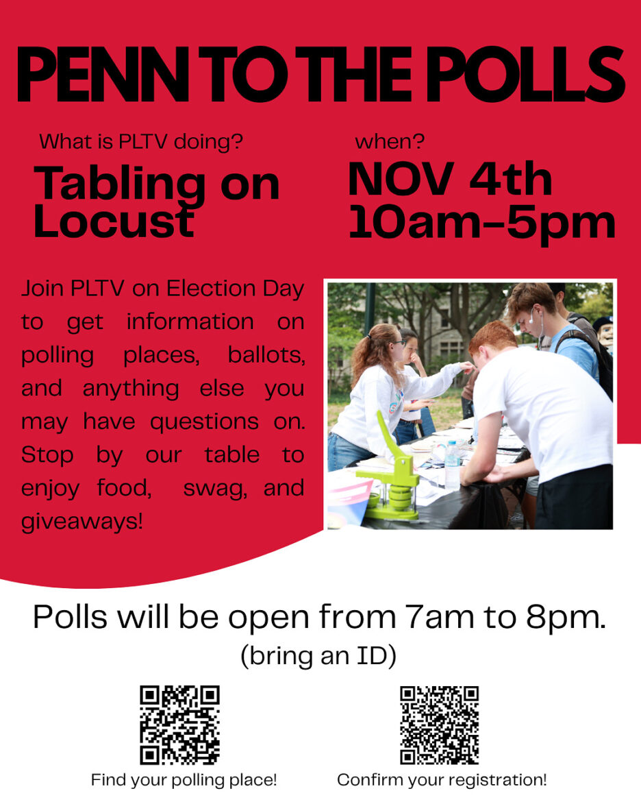 Penn to the Polls flyer